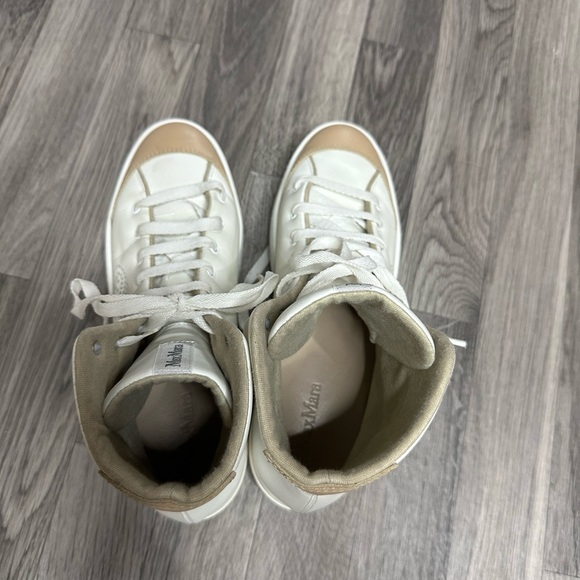 MaxMara Tabei leather high-top sneakers 39.5 - Picture 6 of 8